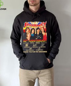 Official Journey 50th anniversary 1973 – 2023 thank you for the memories signatures shirt