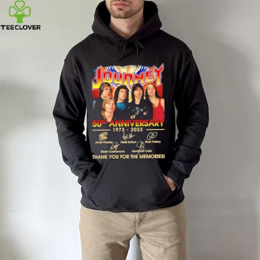 Official Journey 50th anniversary 1973 – 2023 thank you for the memories signatures shirt