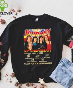 Official Journey 50th anniversary 1973 – 2023 thank you for the memories signatures shirt