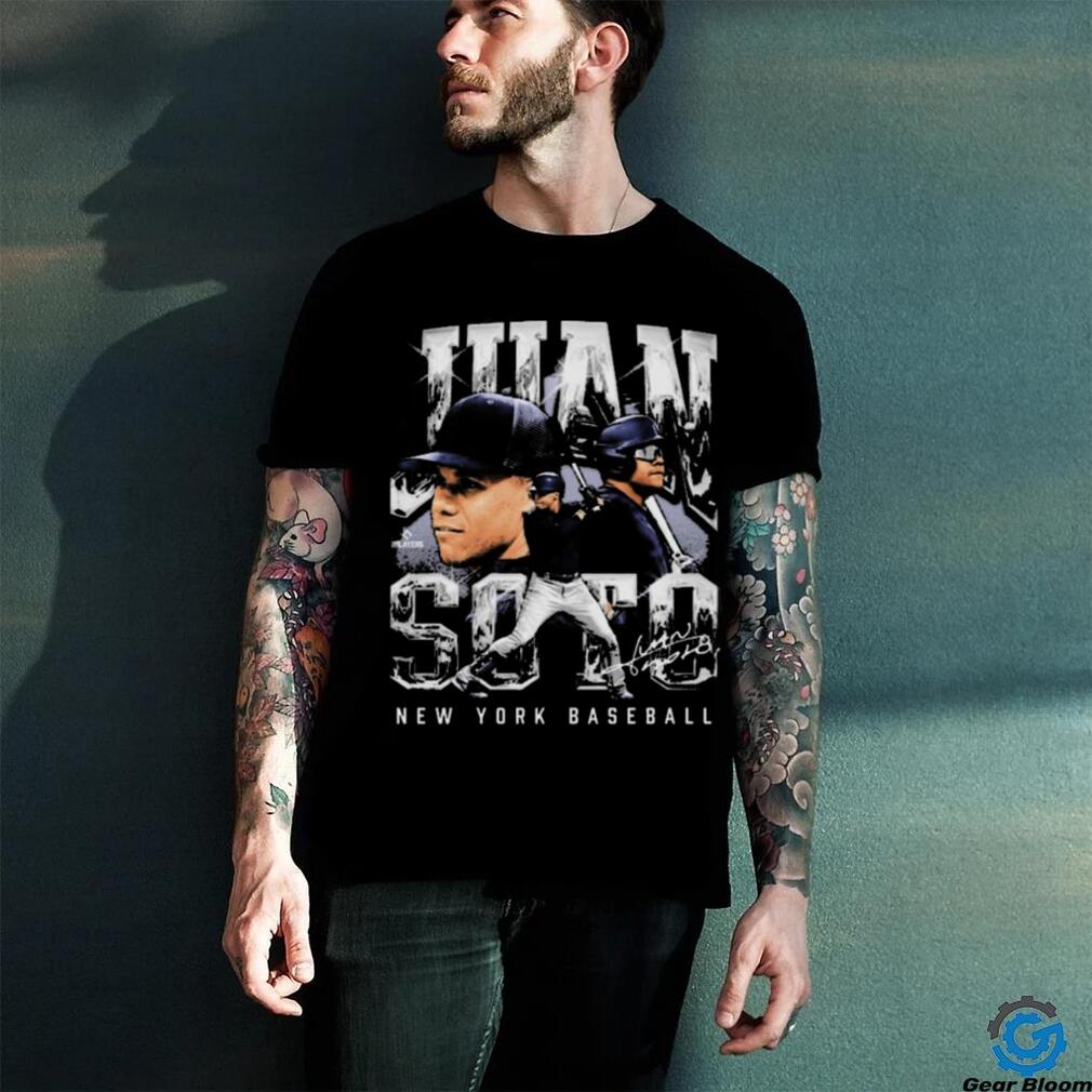 Official Juan Soto New York Yankees Vintage signature shirt Official Juan Soto New York Yankees Vintage signature shirt