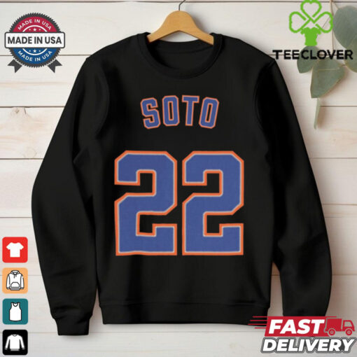 Official Juan Soto Number 22 New York Mets MLB Baseball 2025 t shirt