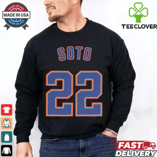 Official Juan Soto Number 22 New York Mets MLB Baseball 2025 t shirt