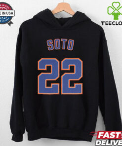 Official Juan Soto Number 22 New York Mets MLB Baseball 2025 t shirt