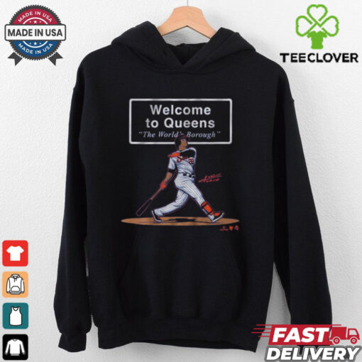 Official Juan Soto Welcome To Queens Sign The World’s Borough Signature New York Mets MLB t shirt