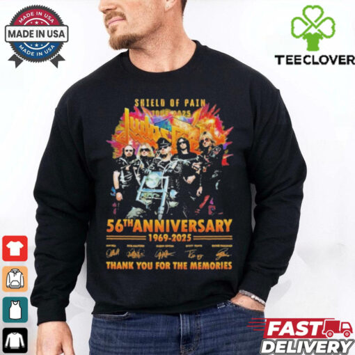 Official Judas Priest 2024 Shield of Pain Tour – 56 Years of Metal Legends T Shirt