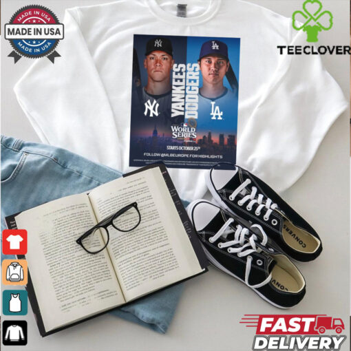 Official Judge New York Yankees Vs Ohtani Dodgers MLB World Series 2024 Starts Oct 25th Poster t shirt