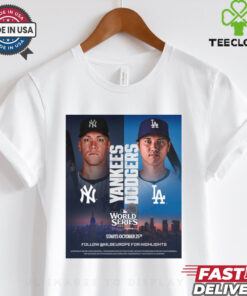 Official Judge New York Yankees Vs Ohtani Dodgers MLB World Series 2024 Starts Oct 25th Poster t shirt