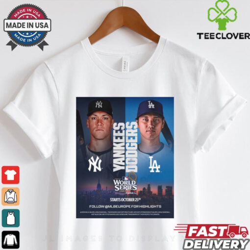 Official Judge New York Yankees Vs Ohtani Dodgers MLB World Series 2024 Starts Oct 25th Poster t shirt