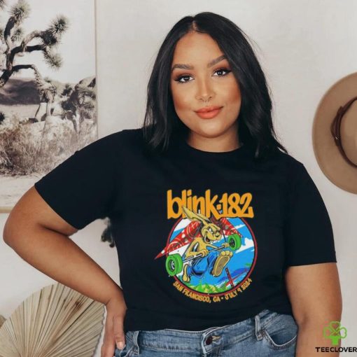 Official July 9, 2024 Blink 182 San Francisco Chase Center T Shirt