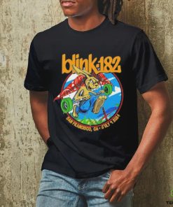 Official July 9, 2024 Blink 182 San Francisco Chase Center T Shirt