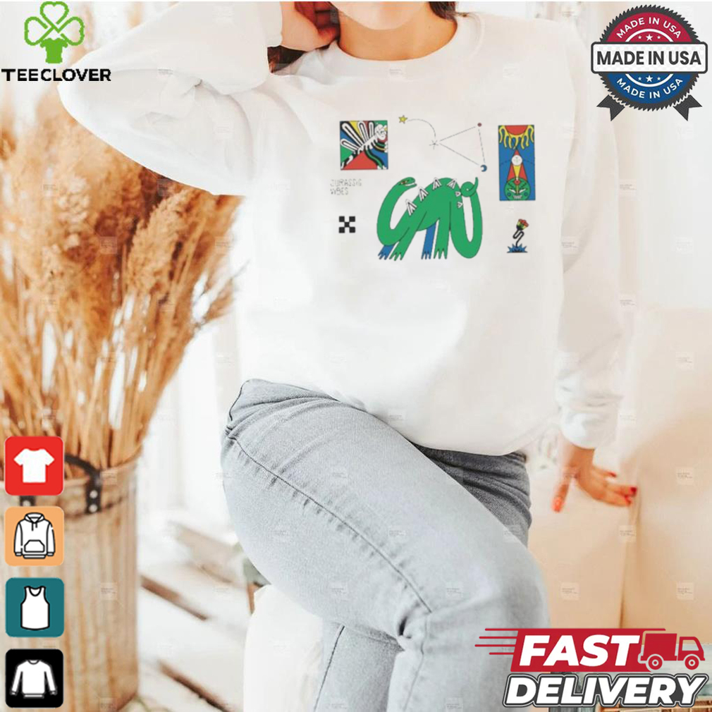 Official Jurassic Vibes Everpress T shirt Official Jurassic Vibes Everpress T shirt
