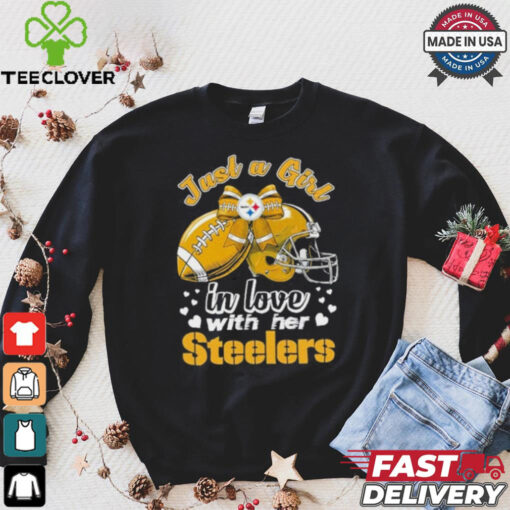 Official Just A Girl In Love With Her Steelers Heart Shirt