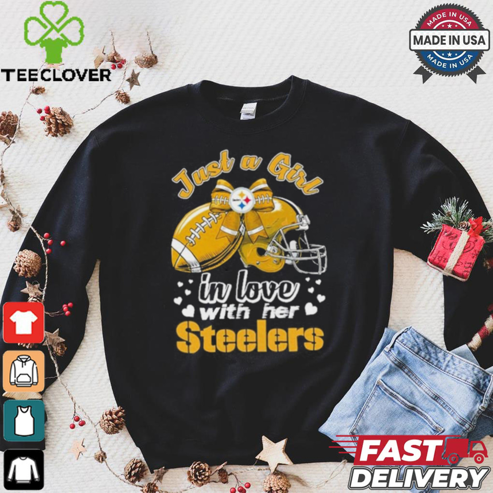 Official Just A Girl In Love With Her Steelers Heart Shirt Official Just A Girl In Love With Her Steelers Heart Shirt