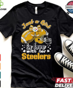 Official Just A Girl In Love With Her Steelers Heart Shirt