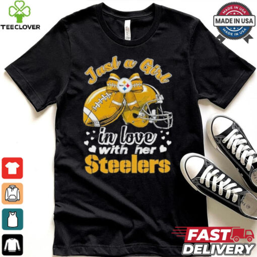 Official Just A Girl In Love With Her Steelers Heart Shirt