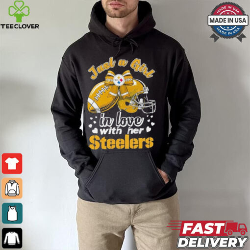 Official Just A Girl In Love With Her Steelers Heart Shirt
