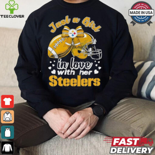Official Just A Girl In Love With Her Steelers Heart Shirt