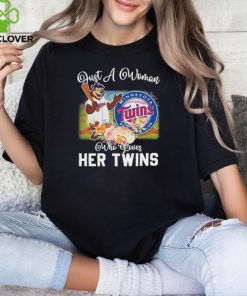 Official Just A Woman Who Loves Her Minnesota Twins Mascot Shirt