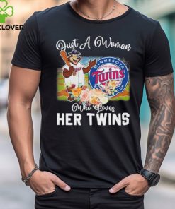 Official Just A Woman Who Loves Her Minnesota Twins Mascot Shirt