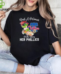 Official Just A Woman Who Loves Her Philadelphia Phillies Mascot Shirt