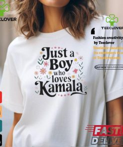 Official Just a boy who loves Kamala T shirt