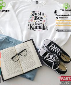 Official Just a boy who loves Kamala T shirt 2 Official Just a boy who loves Kamala T shirt