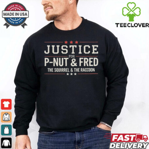 Official Justice For P Nut The Squirrel and Fred The Raccoon Shirt