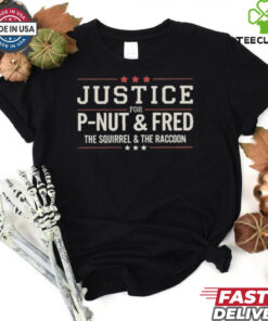 Official Justice For P Nut The Squirrel and Fred The Raccoon Shirt