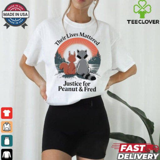 Official Justice For Peanut The Squirrel Justice For Fred The Raccoon Trending Design T Shirt