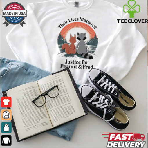 Official Justice For Peanut The Squirrel Justice For Fred The Raccoon Trending Design T Shirt