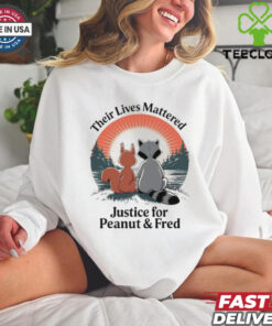 Official Justice For Peanut The Squirrel Justice For Fred The Raccoon Trending Design T Shirt
