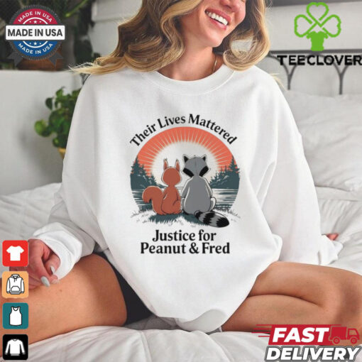 Official Justice For Peanut The Squirrel Justice For Fred The Raccoon Trending Design T Shirt