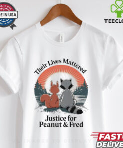 Official Justice For Peanut The Squirrel Justice For Fred The Raccoon Trending Design T Shirt