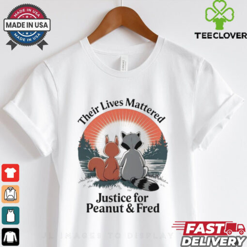 Official Justice For Peanut The Squirrel Justice For Fred The Raccoon Trending Design T Shirt