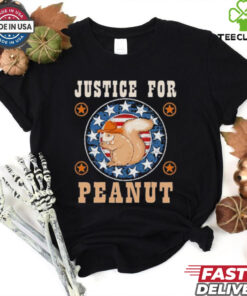 Official Justice For Peanut The Squirrel Maga President Trump Us 47 T Shirt