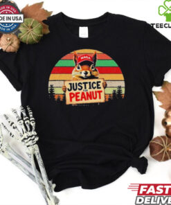 Official Justice For Peanut The Squirrel Maga Wild Animals Spirrels T Shirt