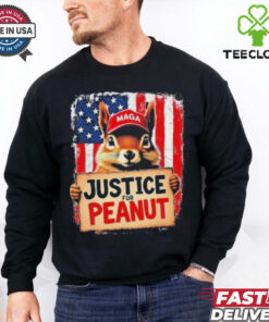 Official Justice For Peanut The Squirrel Peanut Squirrel Maga T Shirt