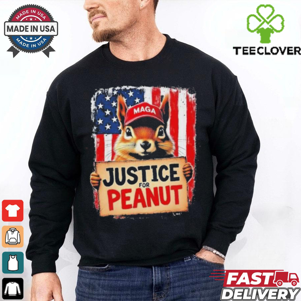 Official Justice For Peanut The Squirrel Peanut Squirrel Maga T Shirt Official Justice For Peanut The Squirrel Peanut Squirrel Maga T Shirt