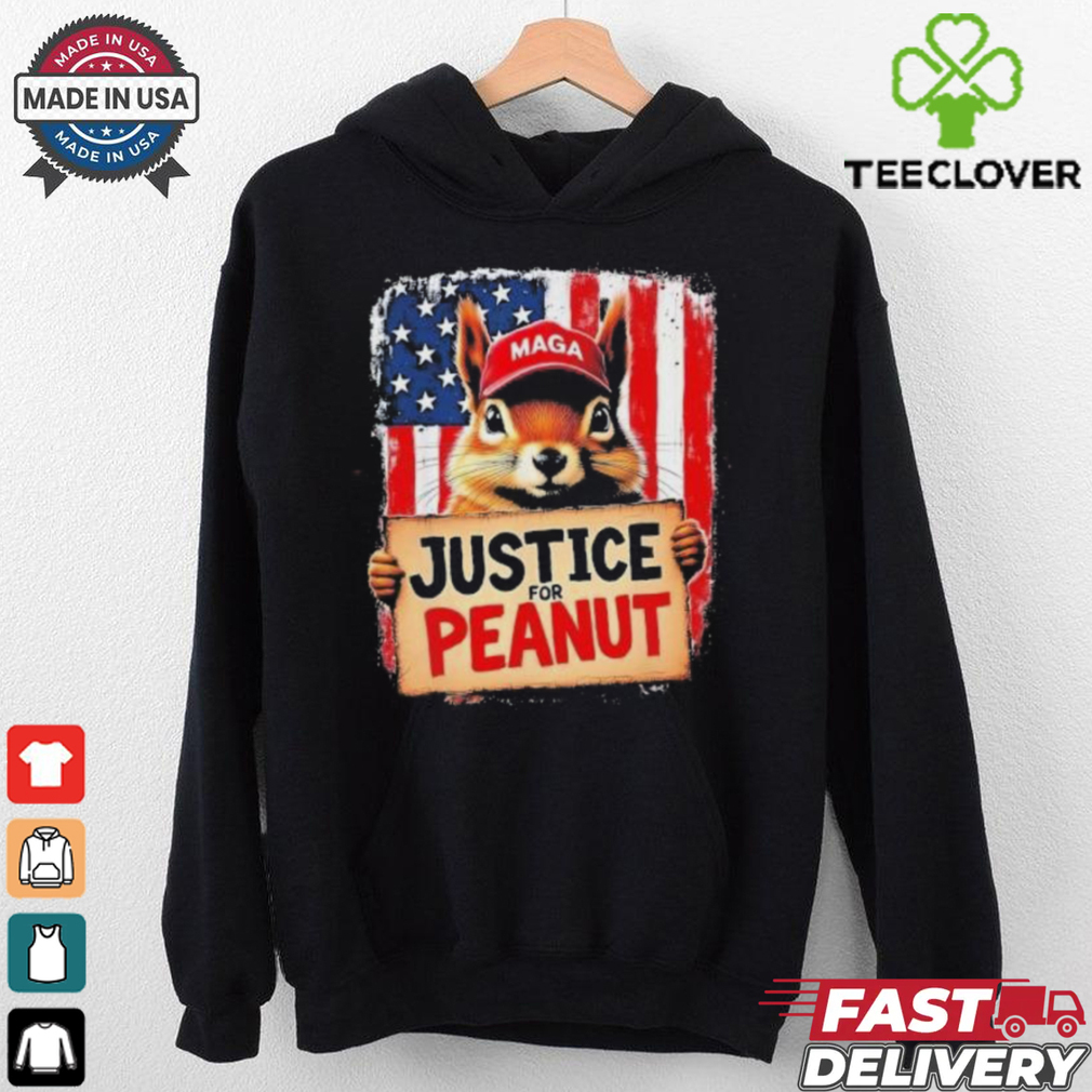 Official Justice For Peanut The Squirrel Peanut Squirrel Maga T Shirt Official Justice For Peanut The Squirrel Peanut Squirrel Maga T Shirt