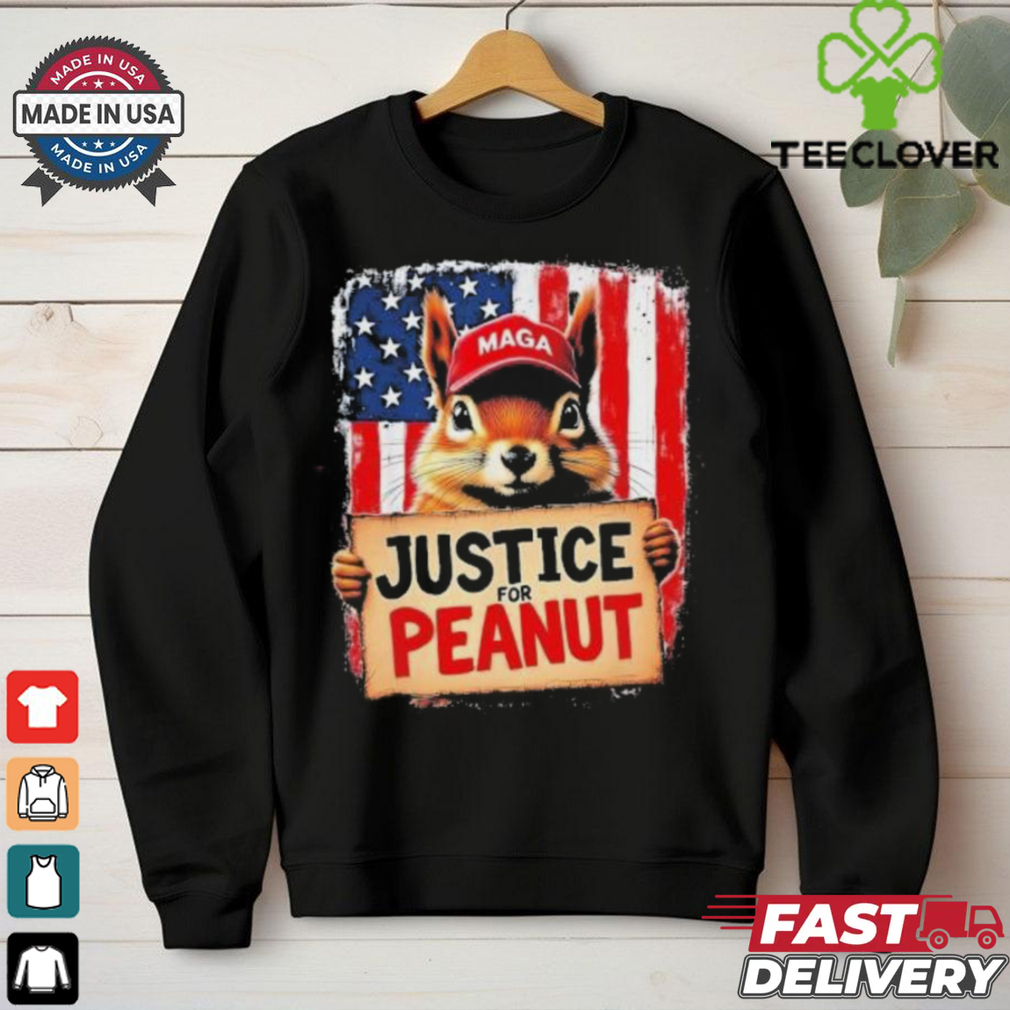 Official Justice For Peanut The Squirrel Peanut Squirrel Maga T Shirt Official Justice For Peanut The Squirrel Peanut Squirrel Maga T Shirt