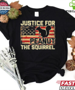 Official Justice For Peanut The Squirrel Usa Grunged Flag Peanut Squirrel T Shirt 2 Official Justice For Peanut The Squirrel Usa Grunged Flag Peanut Squirrel T Shirt