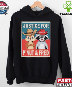 Official Justice For The Squirrel Peanut And The Raccoon Fred Poster Shirt