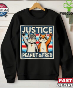 Official Justice for Peanut the Squirrel and Fred the Racoon Shirt 3 Official Justice for Peanut the Squirrel and Fred the Racoon Shirt