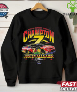 Official Justin Allgaier Checkered Flag Sports 2024 NASCAR Xfinity Series Champion 7 Signature t shirt