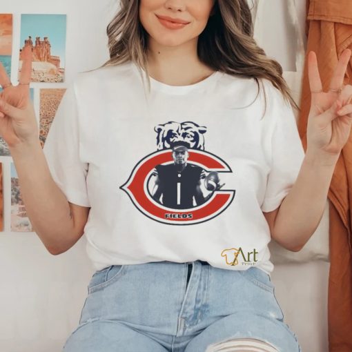 Official Justin Fields Chicago Bears Graphic T Shirt