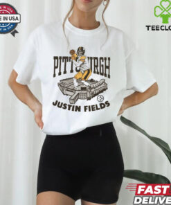 Official Justin Fields Homage Pittsburgh Steelers NFL Graphic t shirt