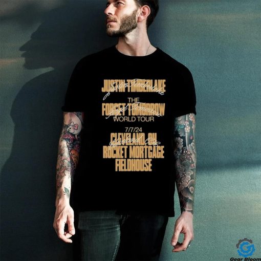 Official Justin Timberlake Cleveland Tour Event Shirt
