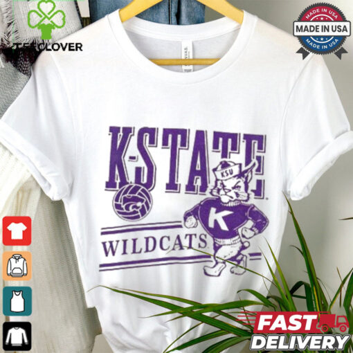 Official K State Wildcat  Vintage Dark House t shirt