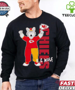 Official KC Wolf Outer Stuff Kansas City Chiefs mascot shirt
