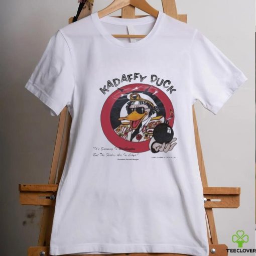 Official Kadaffy Duck It’s Snowing In Washington But The Flakes Are In Libya Shirt